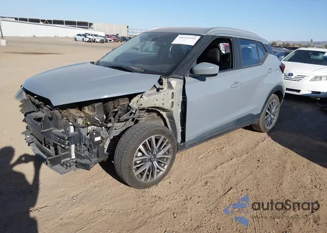 2021 Nissan Kicks Sv Xtronic Cvt from USA, damaged, VIN 3N1CP5CVXML522529